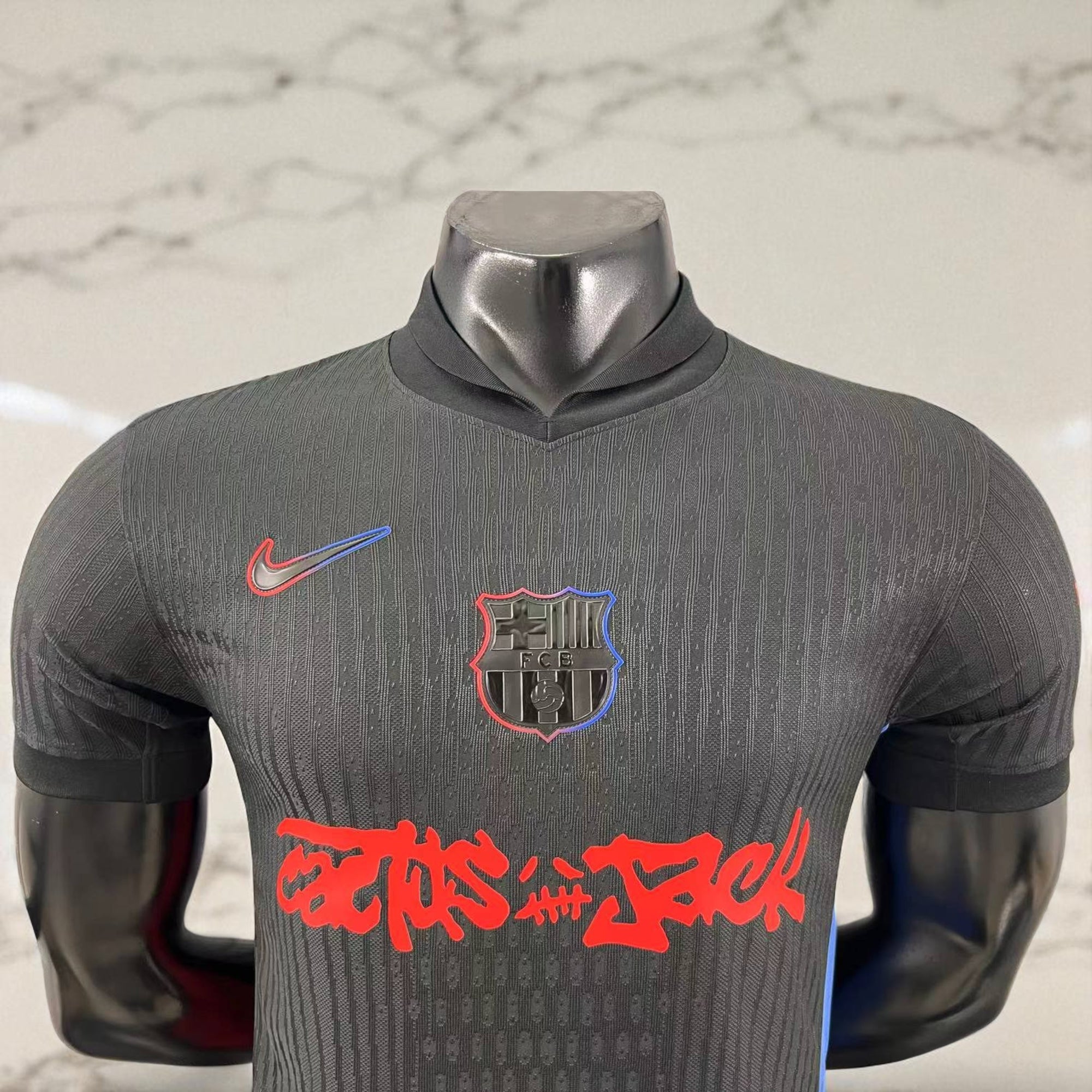 🏆 Maillot FC Barcelona x Cactus Jack – Édition Limitée 🔥