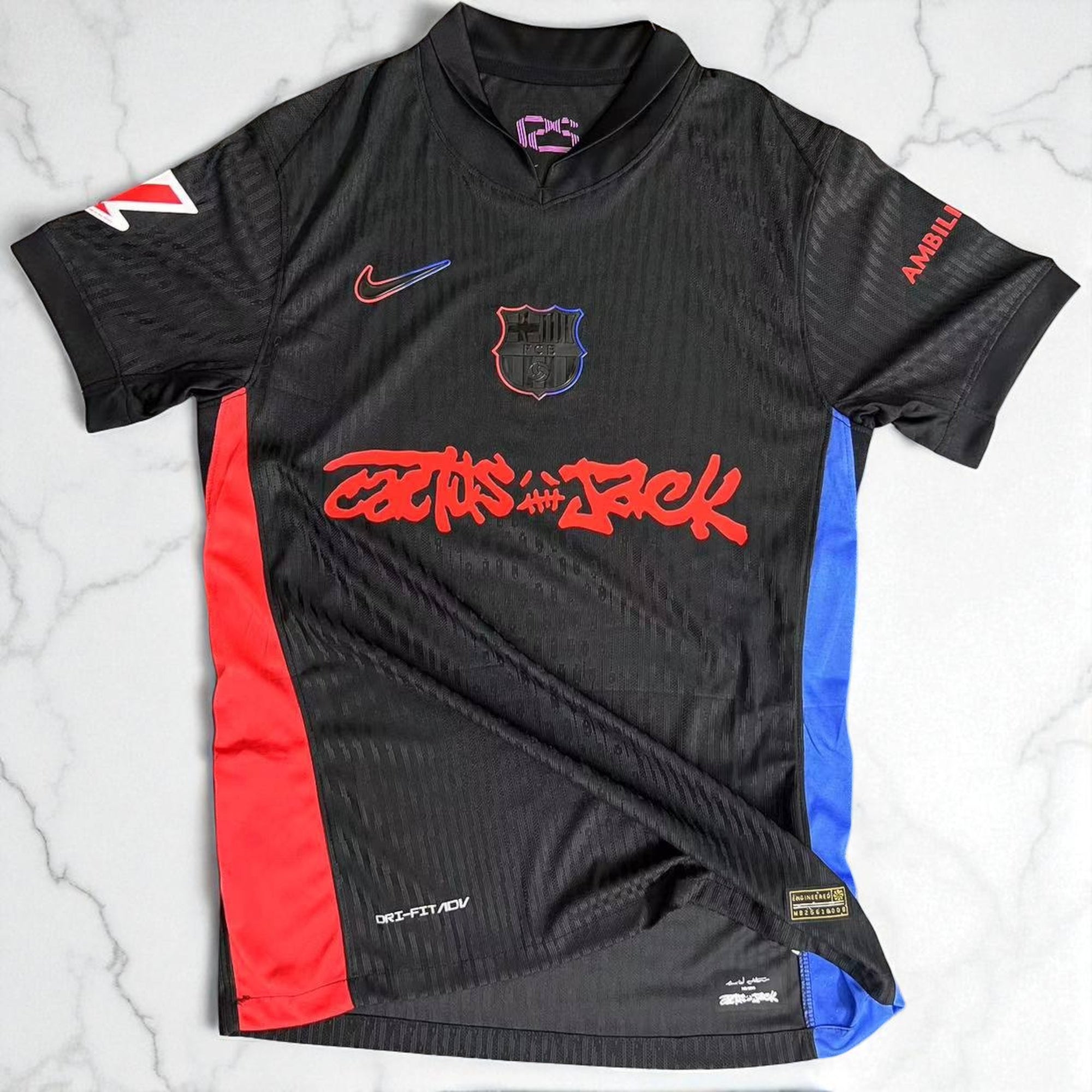 🏆 Maillot FC Barcelona x Cactus Jack – Édition Limitée 🔥