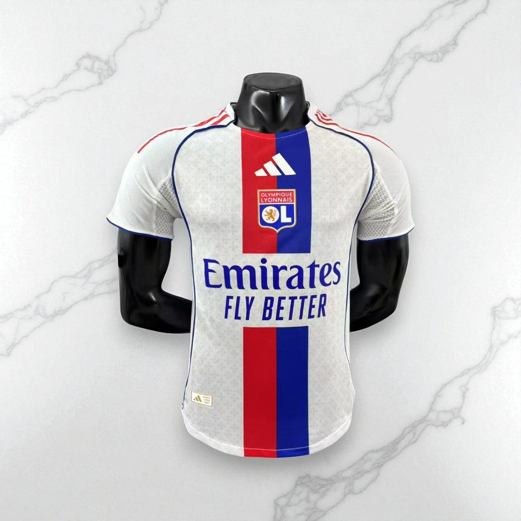 🔴🔵 Maillot OL Domicile – Édition Authentique Player Adidas