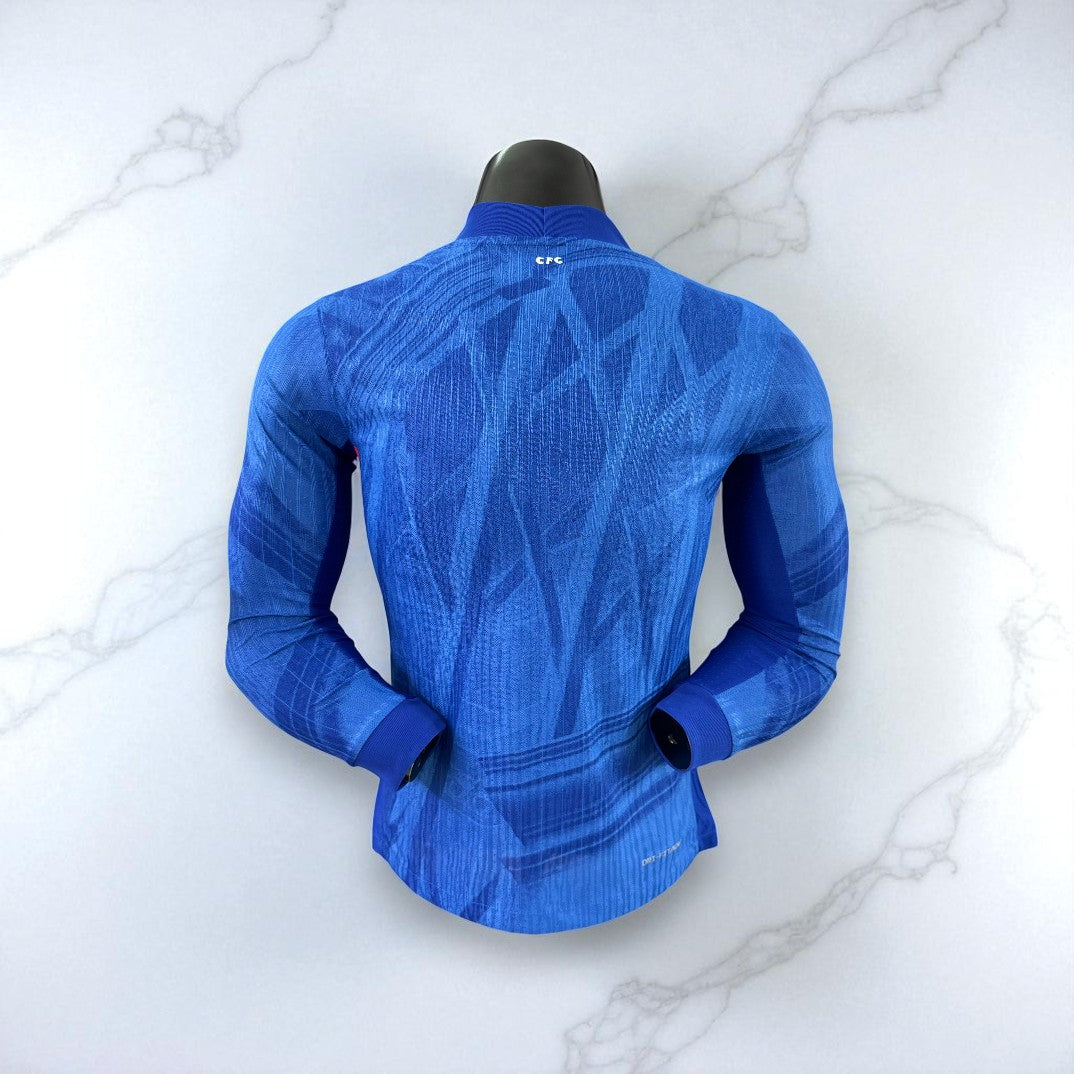 🔵 Maillot Chelsea Domicile – Manches Longues – Édition Authentique Player Nike