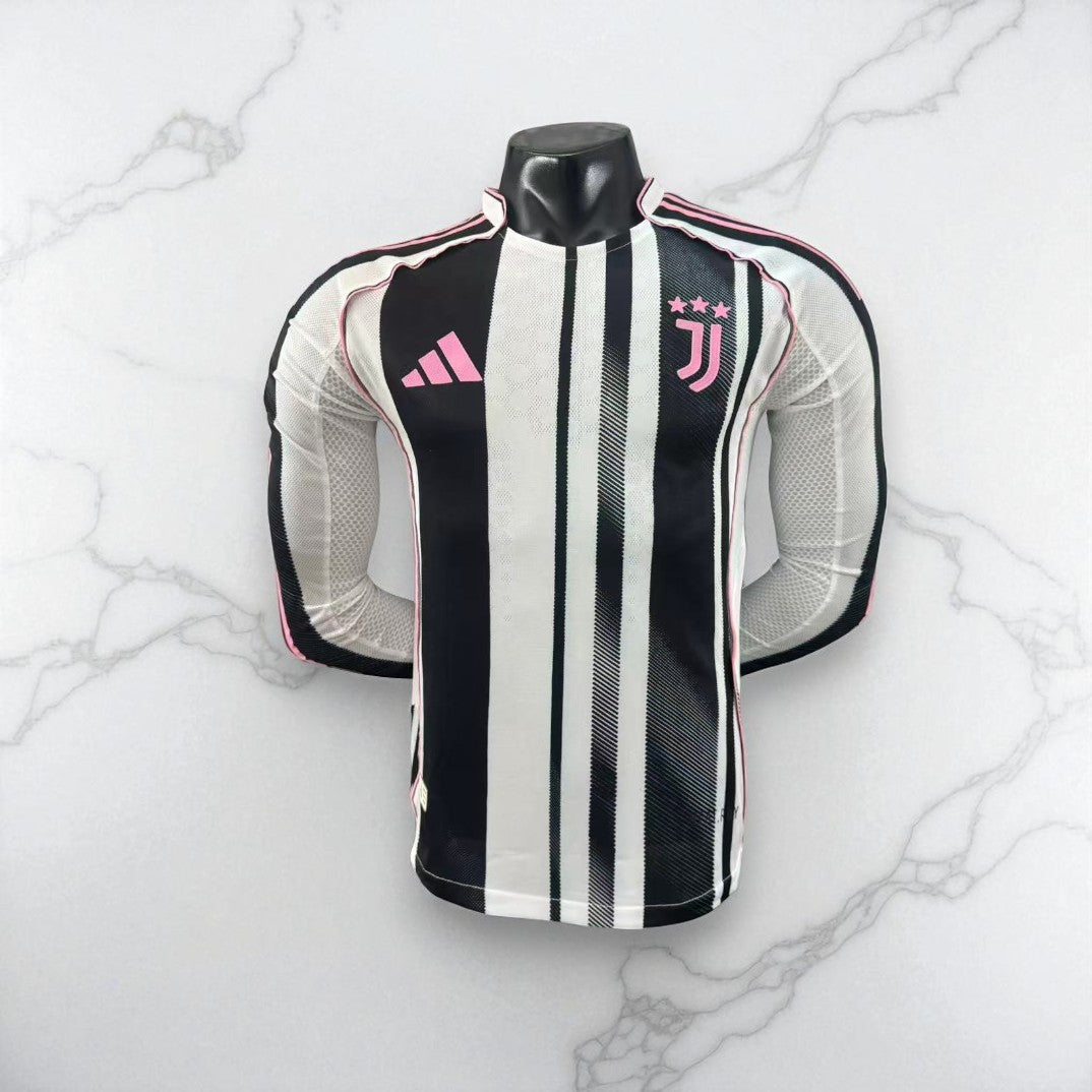 ⚪⚫ Maillot Juventus Domicile Manches Longues – Édition Player Adidas