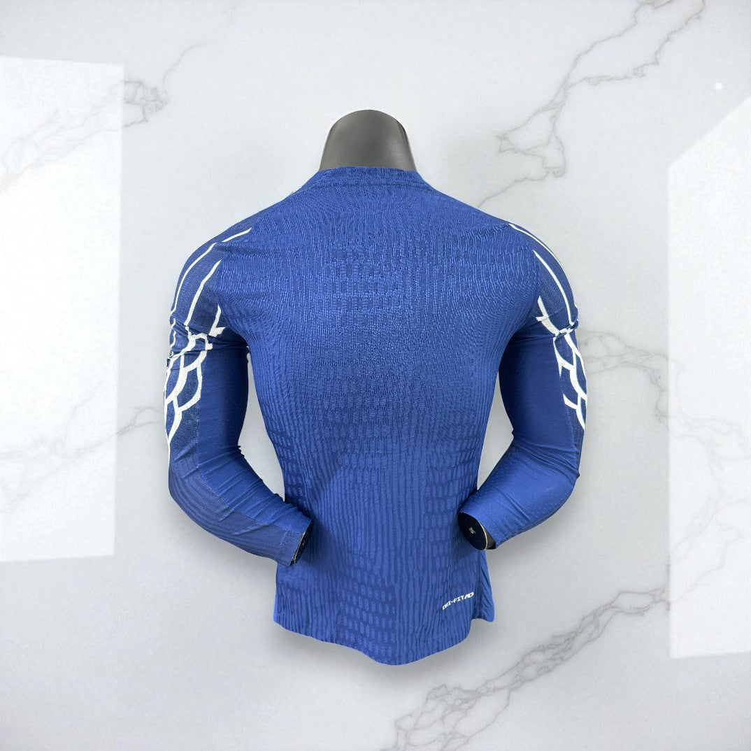 🔵 Maillot PSG Third – Édition Authentique Jordan Manches Longues
