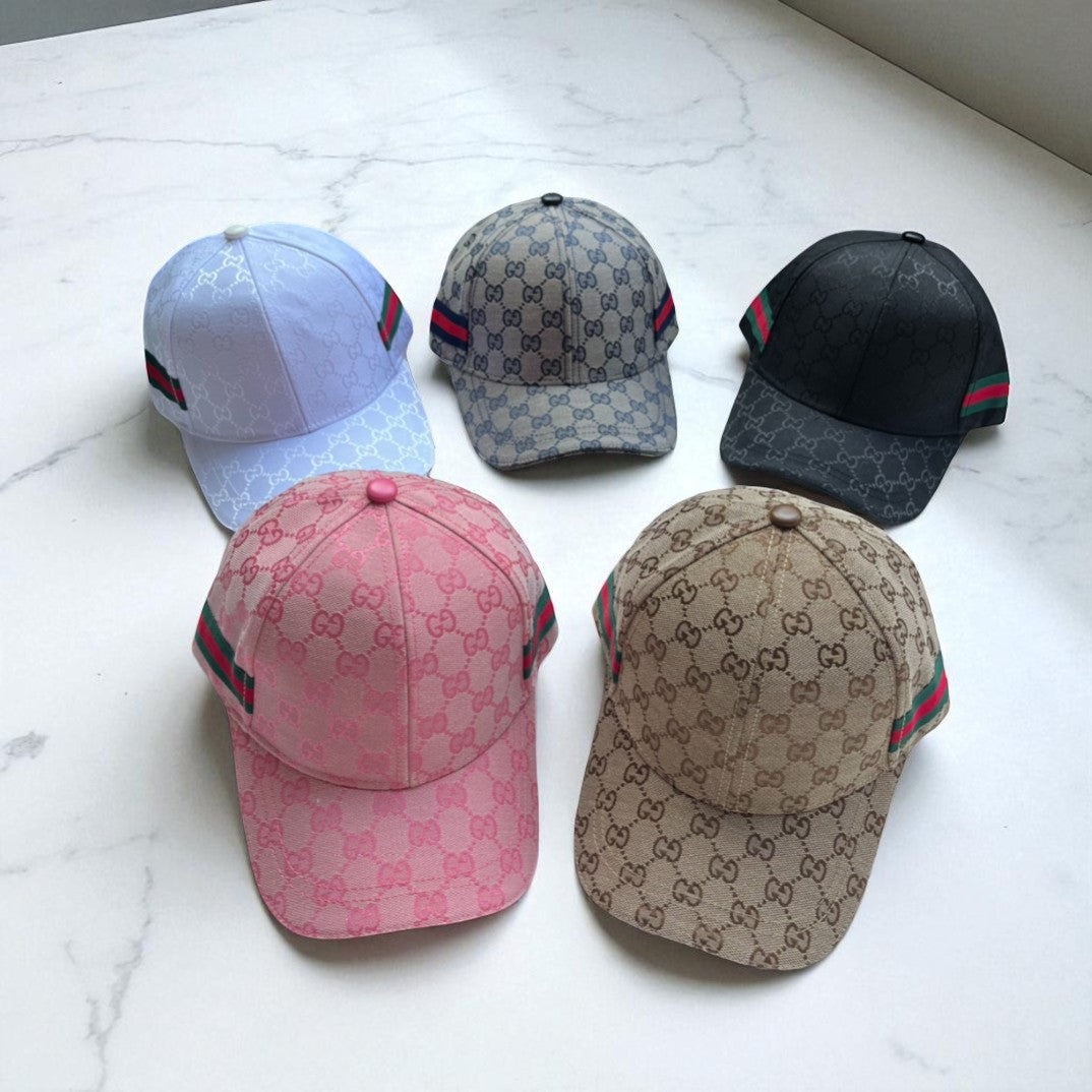 🧢 Casquette Gucci GG Supreme – Monogramme & Bande Signature